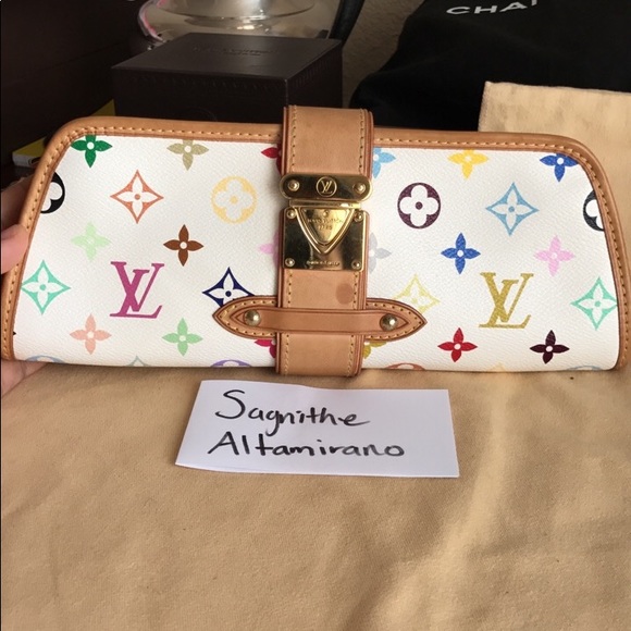 Lv multicolor shirley clutch Clearance